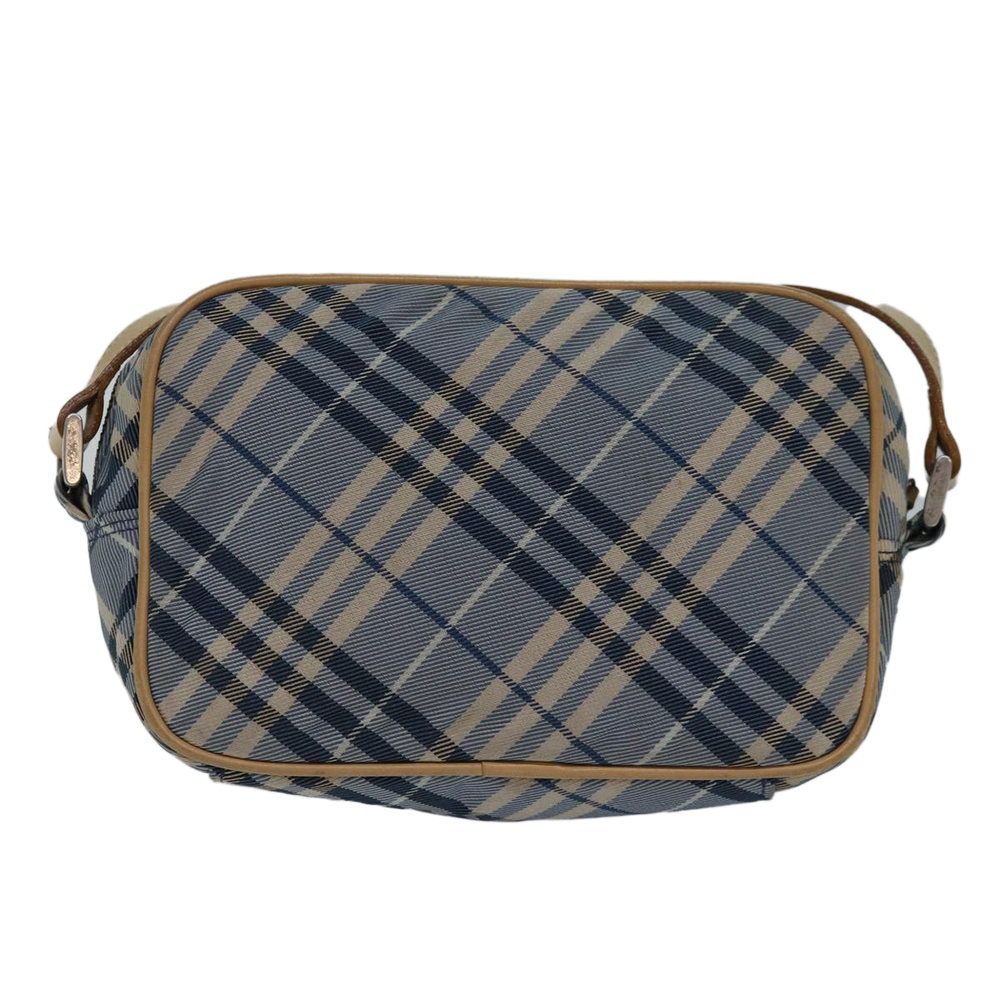 BURBERRY Nova Check Blue Label Shoulder Bag Nylon Blue Auth bs16102 - Picture 2 of 16